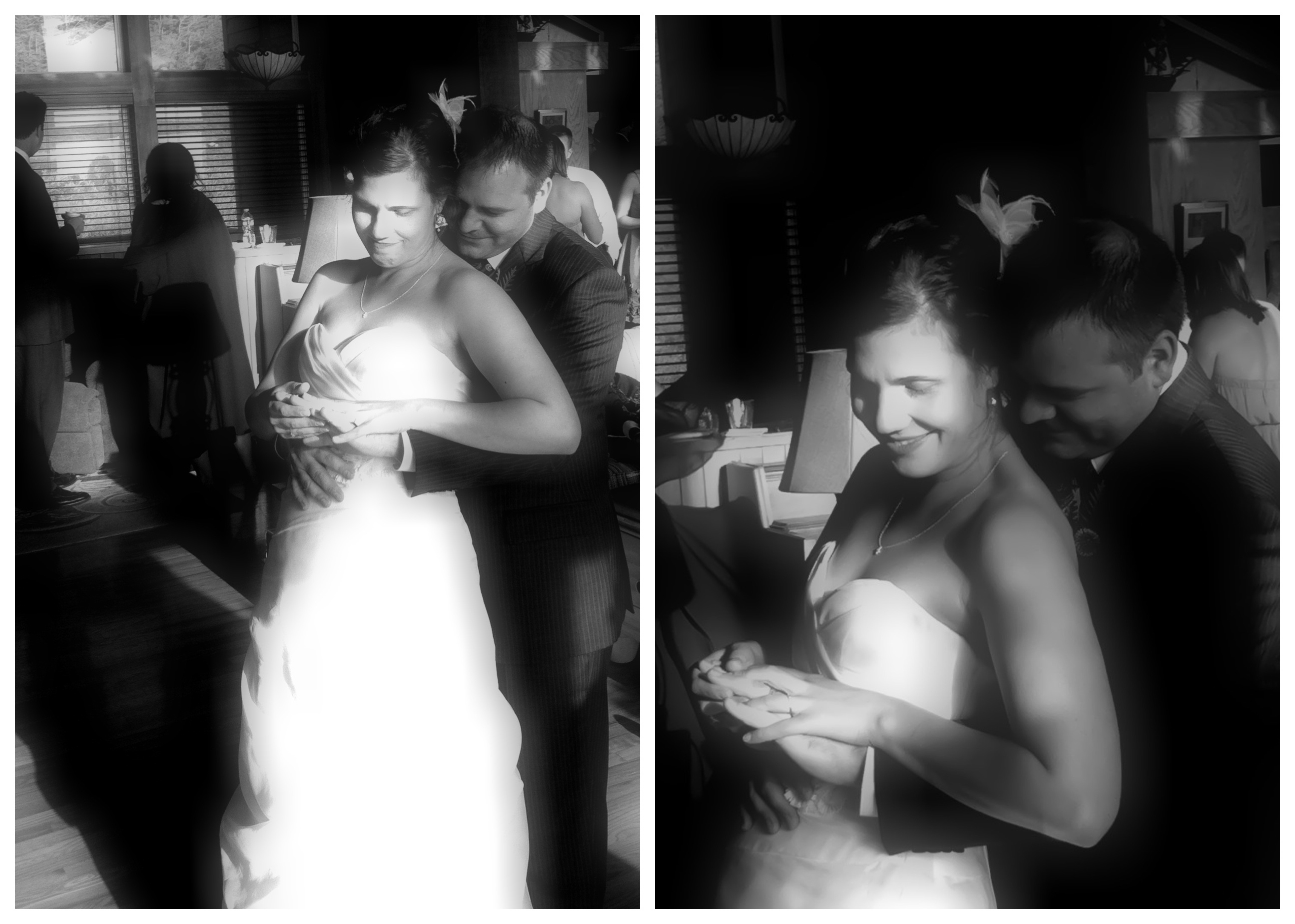 Black & white wedding iPhone photo Black & white wedding iPhone photo